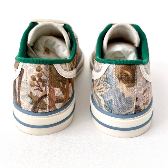 GUCCI | 1977 Tennis Floral Web Stripe GG Monogram Sneakers New US 6.5 EU 36.5 - Picture 7 of 11